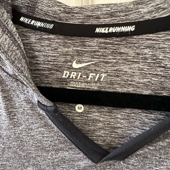 Nike Gray Dri-FIT Hooded long sleeve - Picture 2 of 6